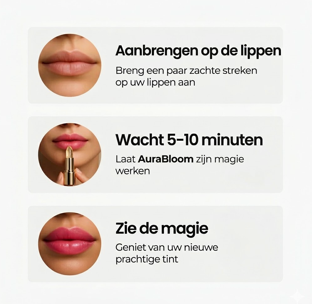 NOVIRA AuraBloom Crystal Elixir | Farbwechselnder Lippenstift